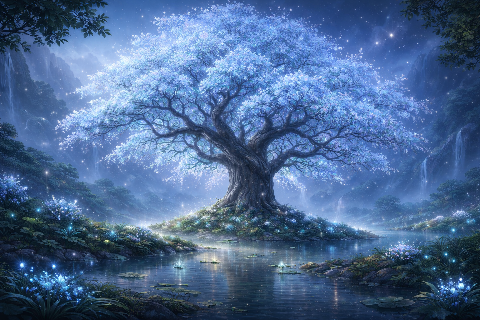 Blue Tree